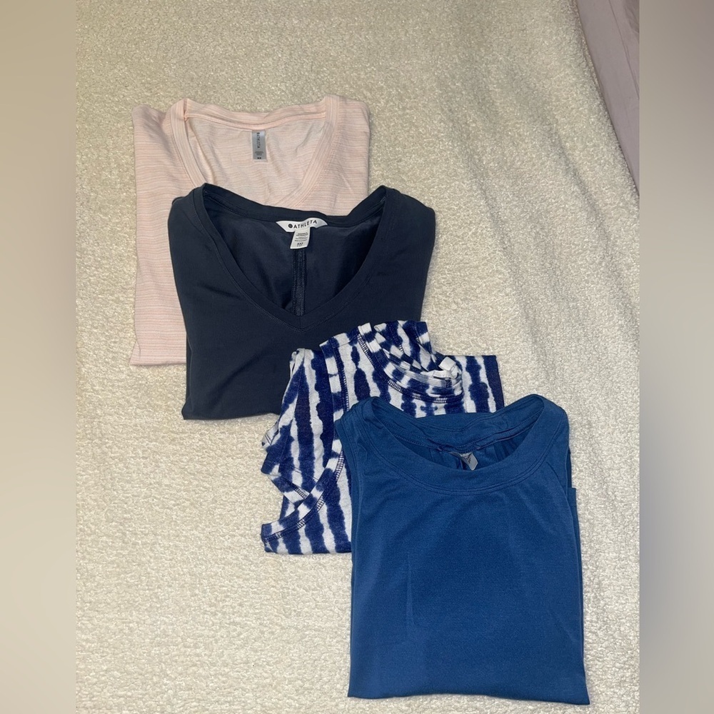 4 piece Atheta Tank & Tee Bundle- Extra Small/Small